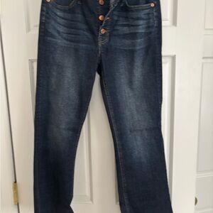 J Crew 10” Demi-Boot Crop Dark Wash Women’s Jeans